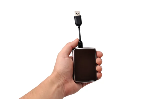 Mini portable hdd — Stock Photo, Image
