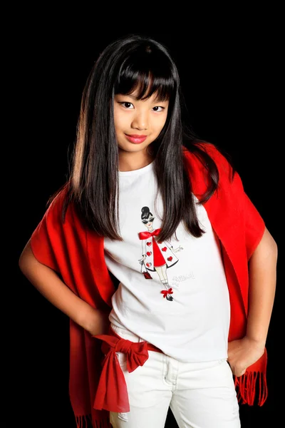 Asiatisk vacker flicka — Stockfoto