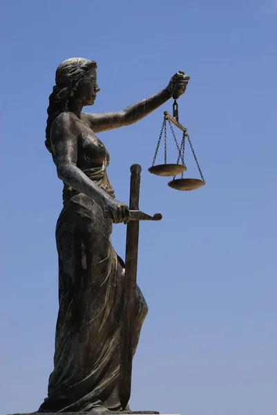 正義の女神 ストック画像