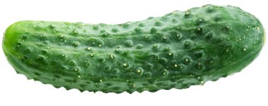 Image of cucumber on white background. The file contains a path clipart
