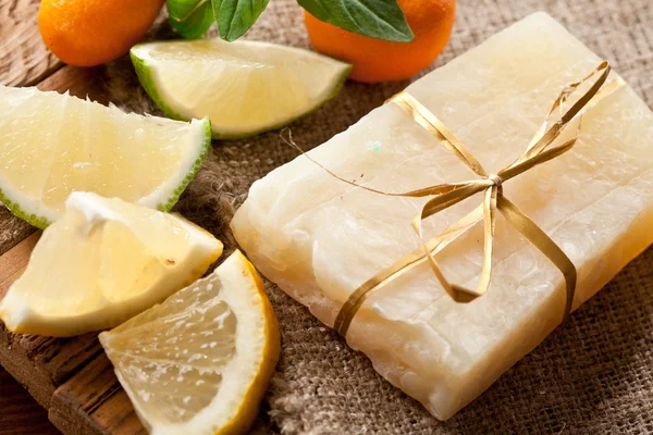 stock image Lemon soap