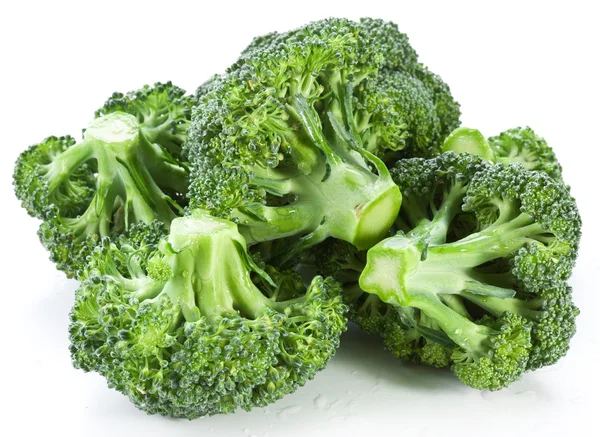 Brócoli sobre un blanco — Foto de Stock