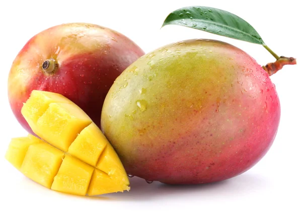 Mango with slices — Zdjęcie stockowe