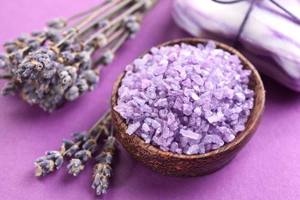 Lavender soap. Stock Picture