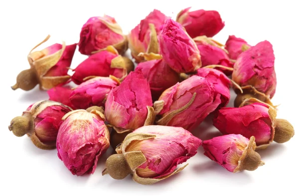 Haldy čajových růží. — Stock fotografie