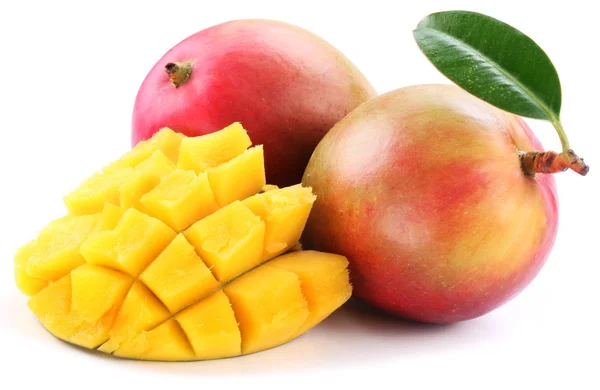 Mango met segmenten — Stockfoto