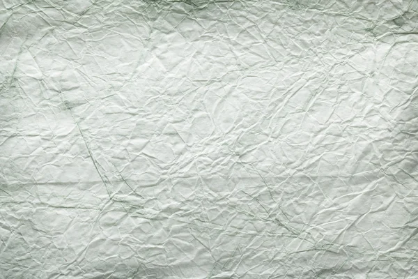 Textur Bild zerknittert weiß - grünes Papier. — Stockfoto