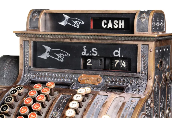Old-style cash register. — Stock Photo, Image