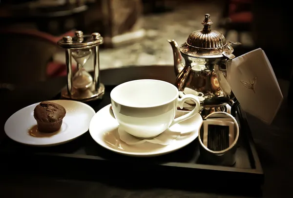 Çay zamanı. — Stok fotoğraf