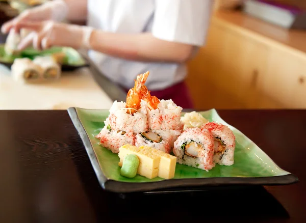 stock image Making Japanese food