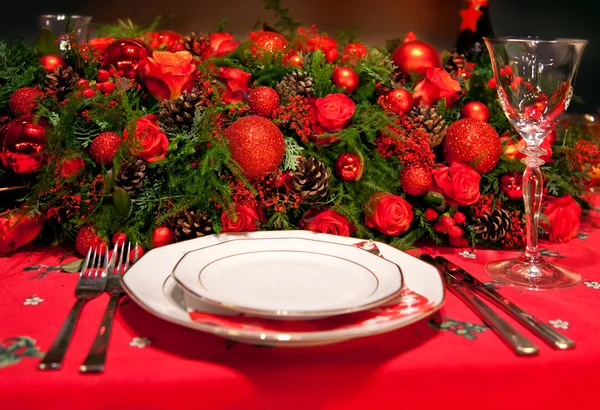 Flowers decoration on table — Stock Photo, Image