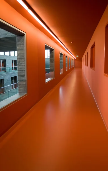 Червоний коридор — стокове фото