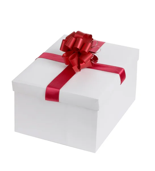 Caja de regalo y cinta — Foto de Stock