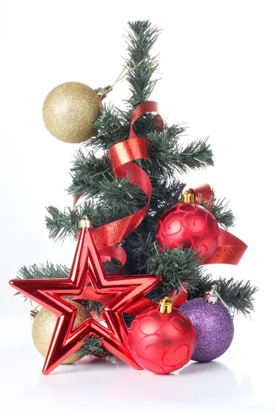Tree and decorations — Stock Photo, Image