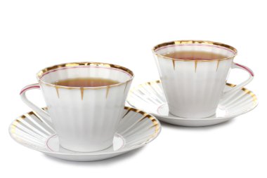 China cups of tea clipart