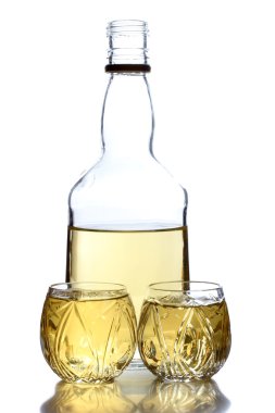 Tequila bottle shots clipart