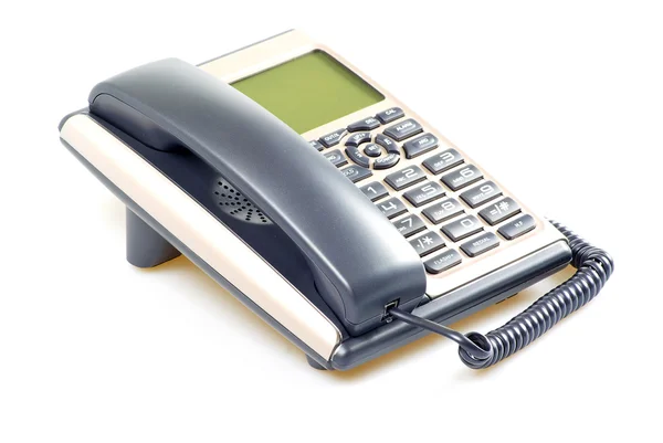 Telefon auf einem weißen — Stockfoto