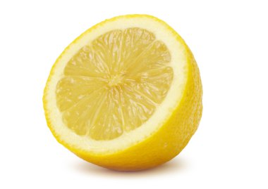 beyaz üzerine limon