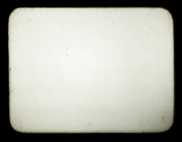 Schnappschuss einer leeren Leinwand eines alten Diaprojektors, geeignet für — Stockfoto