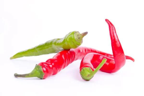 stock image Red and green fresh chili pepper