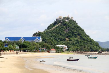 Beach in Prachuap Khiri Khan clipart