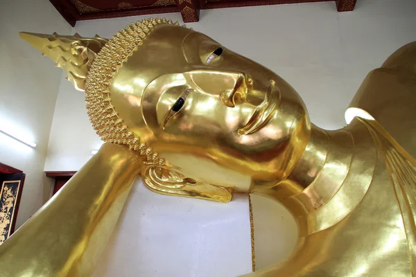 Head of sleeping Buddha — Stock Photo, Image