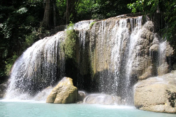 stock image Erawan waterfall