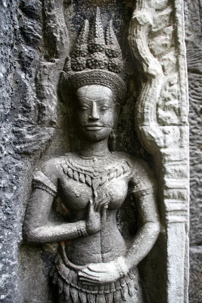 Apsara on the wall — Stock Photo, Image