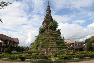 Black stupa clipart