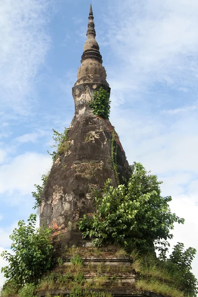 Black stupa — Stock Photo, Image