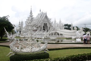 wat rong khun in de buurt van chiang rai