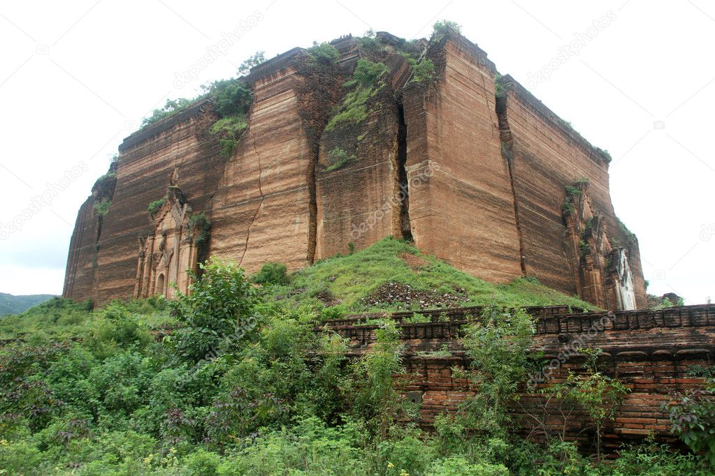 Old brick stupa