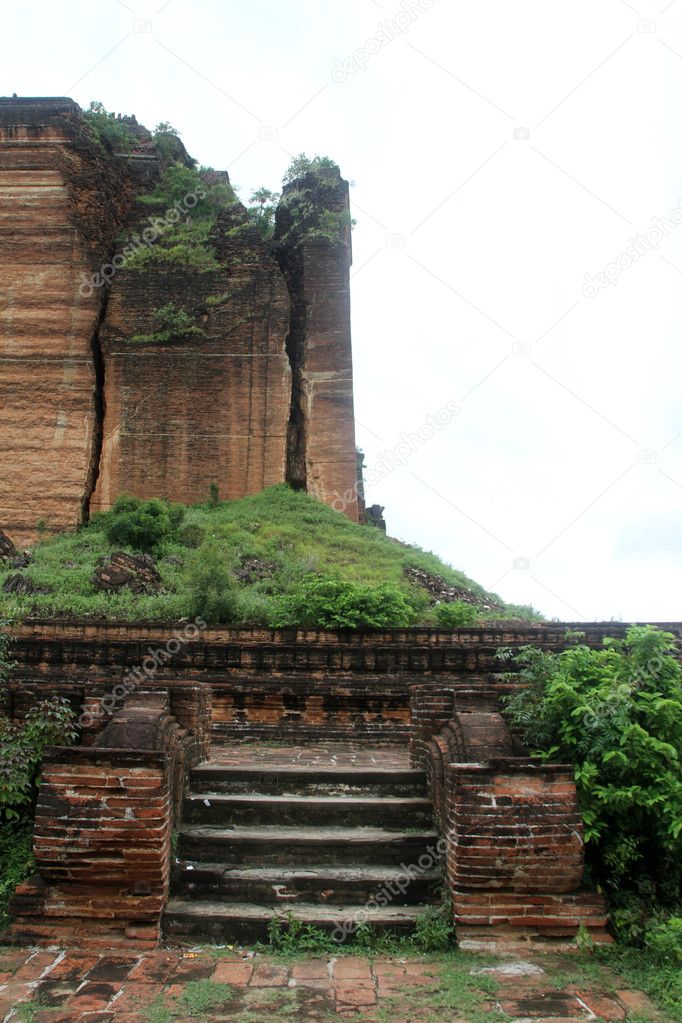 Old brick stupa