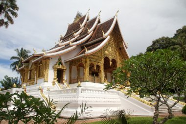 White buddhist temple clipart