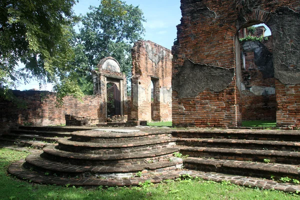 Ruiny hao phraya vichayen, lop buri, Tajlandia — Zdjęcie stockowe