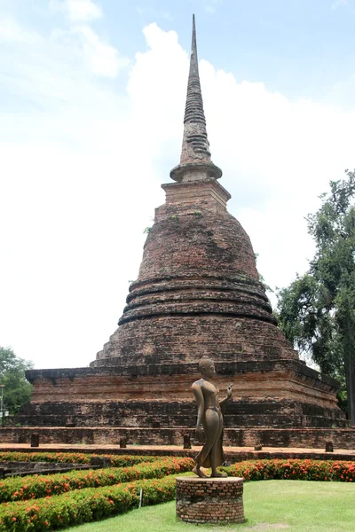 Buddha im wat sa si — Stockfoto