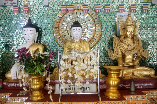 Bouddhas et vases — Photo