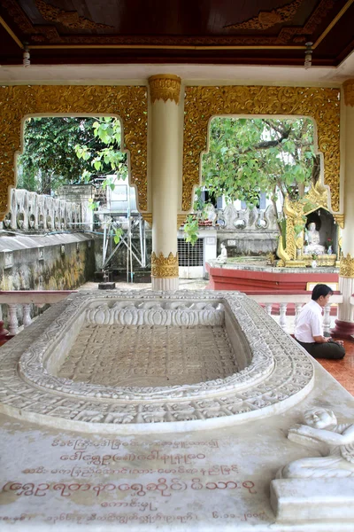 Huella de mármol de Buda —  Fotos de Stock