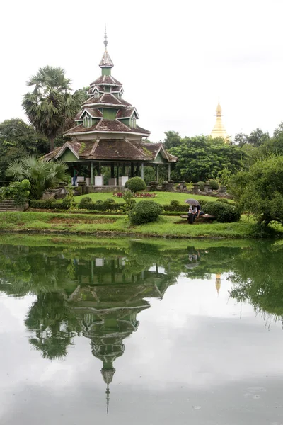 Дерев'яні пагода — стокове фото