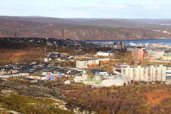 Autumn in Murmansk — Stock Photo, Image