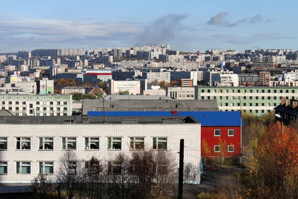 Innenstadt von Murmansk — Stockfoto
