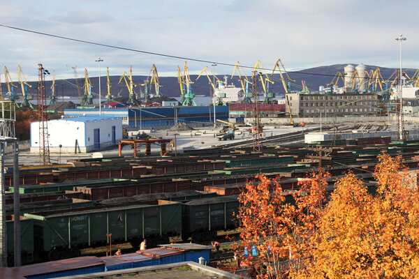 Поезда с углем
