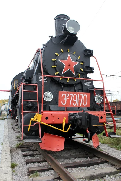 Lokomotiva černá — Stock fotografie