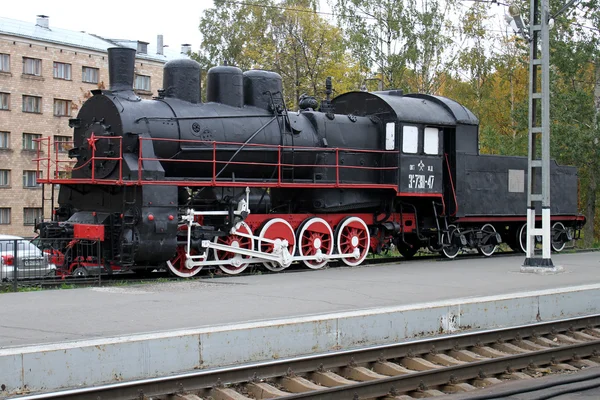 Zwarte locomotief — Stockfoto