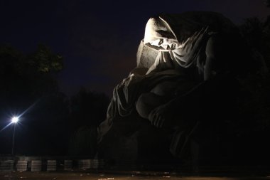 Monument in Volgograd clipart