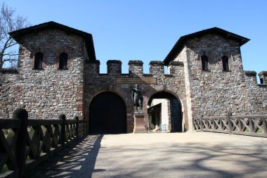 Roman Castle Saalburg clipart