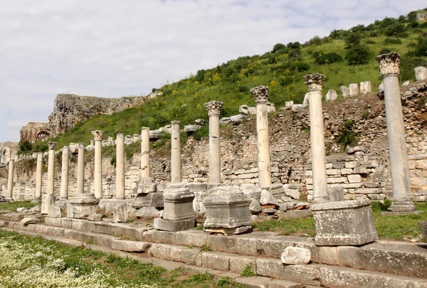 Efesu sloupce — Stock fotografie