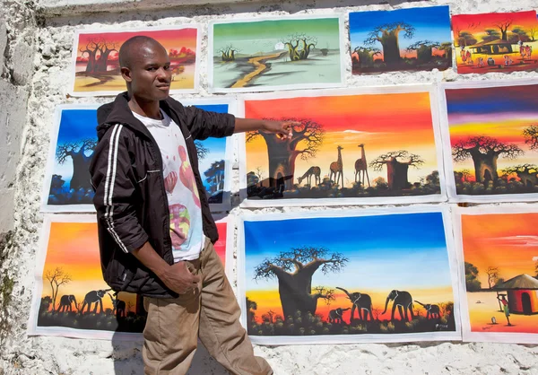 Malawischer Künstler — Stockfoto