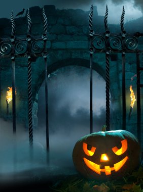 Design background for Halloween party clipart