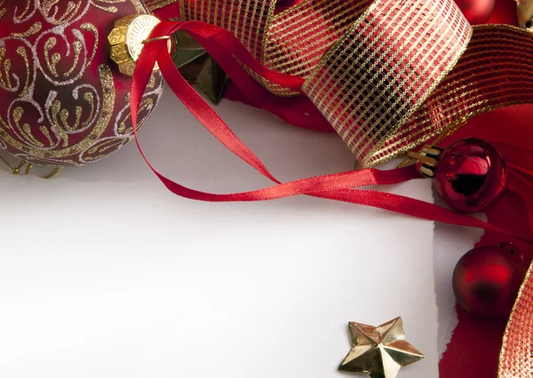 Desenhe um cartão de felicitações de Natal — Fotografia de Stock